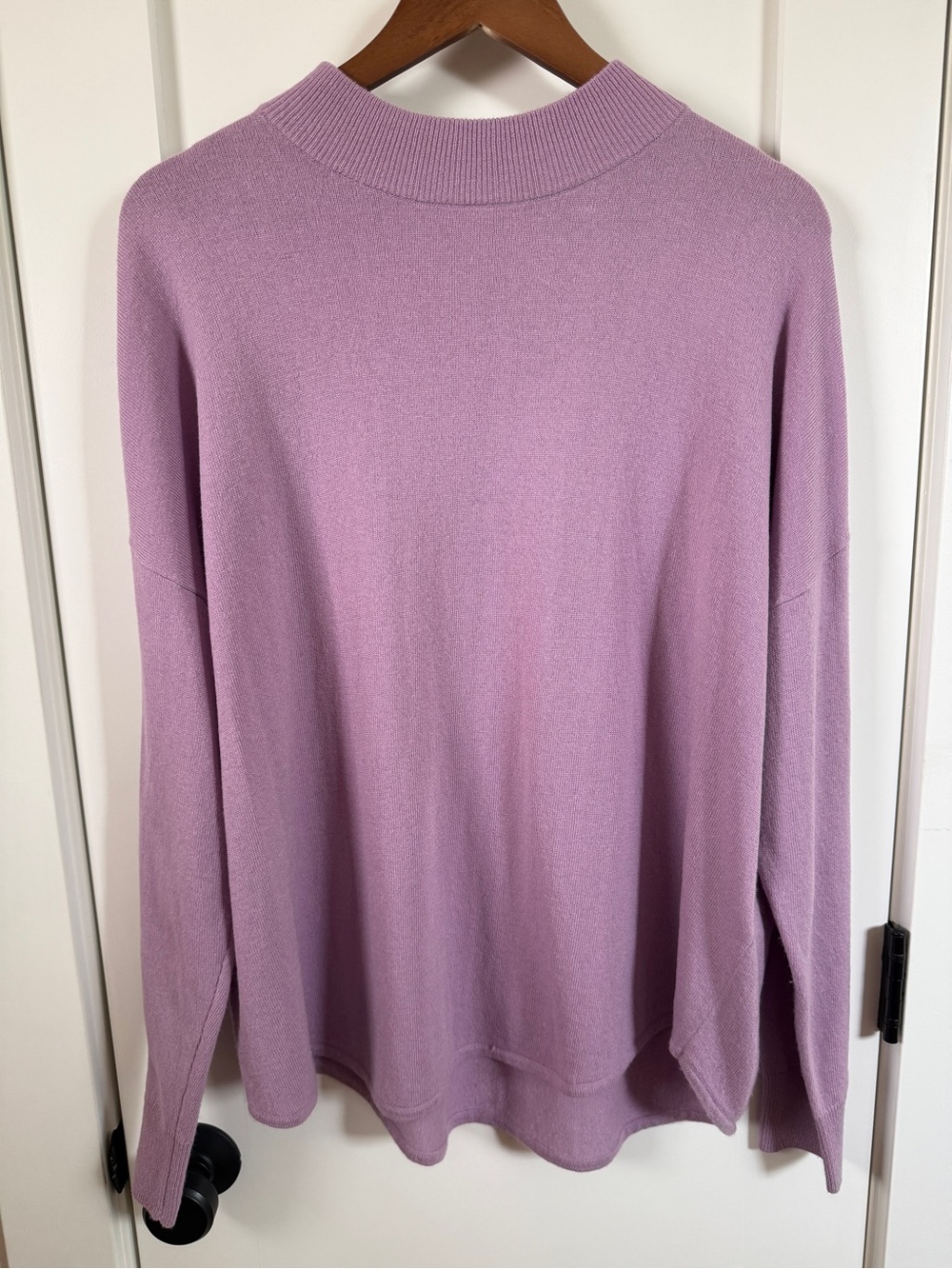 Madewell Lavender Mockneck Sweater XL